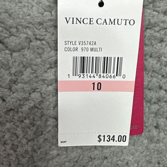 NWT Vince Camuto Tropical Long Sleeve Swimsuit Size 10 Open Back UPF‎ One Piece - Picture 5 of 15